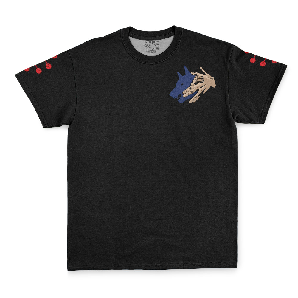 Megumi-Fushiguro-Divine-Dog-JJK_Streetwear-T-Shirt-FRONT Megumi Fushiguro Divine Dog JJK Streetwear T Shirt FRONT - Jujutsu Kaisen EU Store