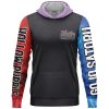 Satoru Gojo Hollow Purple Jujutsu Kaisen Streetwear Lightweight Hoodie FRONT mockup - Jujutsu Kaisen EU Store
