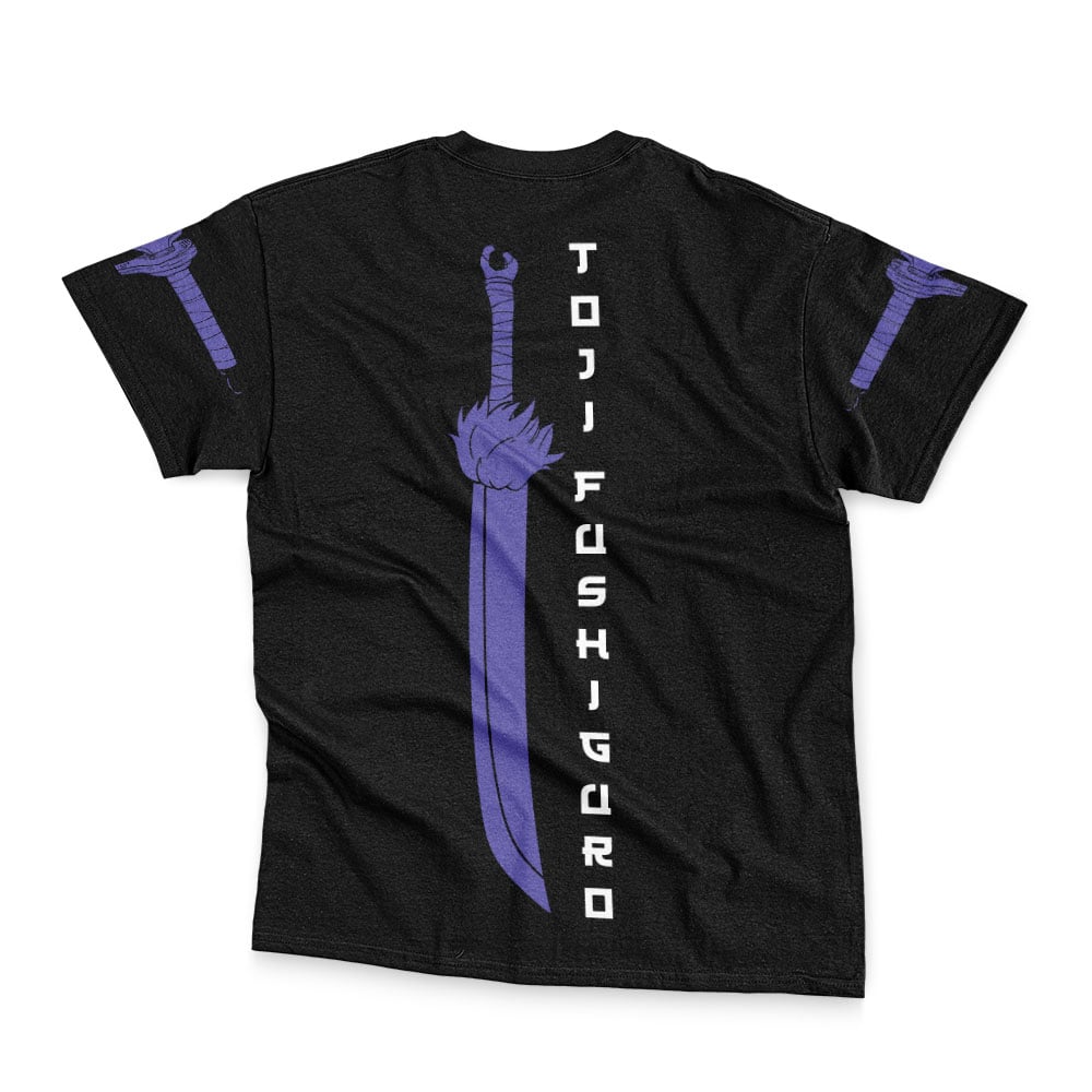 Toji-Fushiguro-Sorcerer-Killer-Jujutsu-Kaisen_Streetwear-T-Shirt-BACK-WRINKLY Toji Fushiguro Sorcerer Killer Jujutsu Kaisen Streetwear T Shirt BACK WRINKLY - Jujutsu Kaisen EU Store
