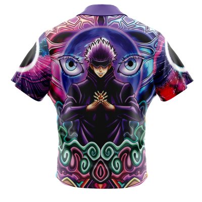 gojo Button Up Hawaiian Shirt back 2 - Jujutsu Kaisen EU Store