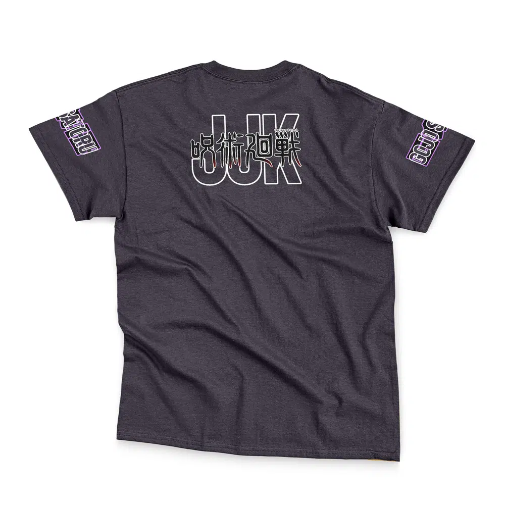 gojo-Streetwear-T-Shirt-Back-wrinkly gojo Streetwear T Shirt Back wrinkly - Jujutsu Kaisen EU Store