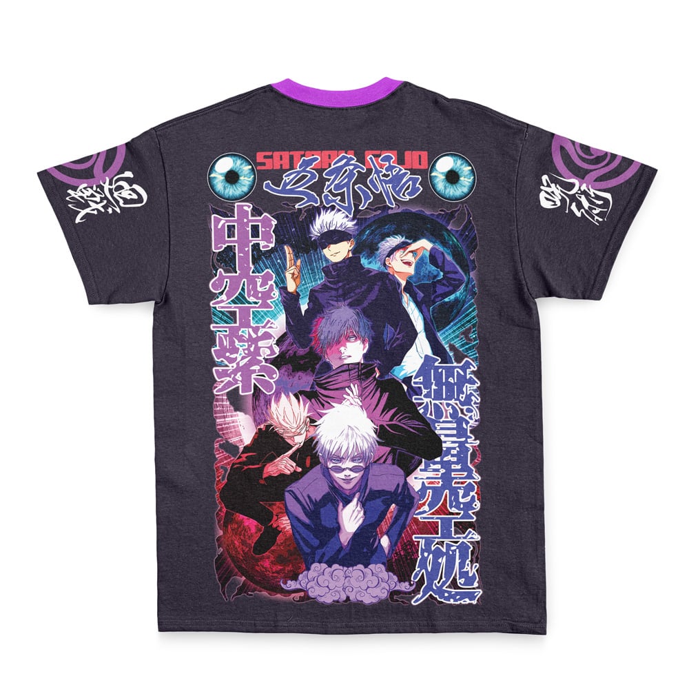 gojo-Streetwear-T-Shirt-Back gojo Streetwear T Shirt Back - Jujutsu Kaisen EU Store