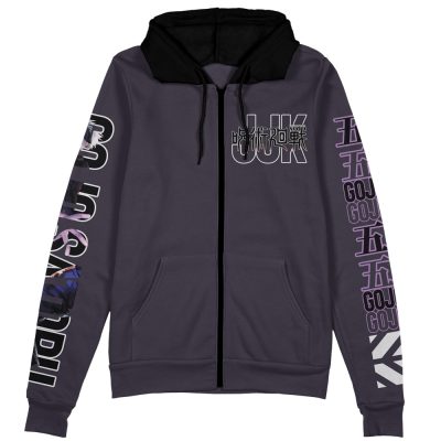 gojo Zip Hoodie Front Mockup 1 - Jujutsu Kaisen EU Store