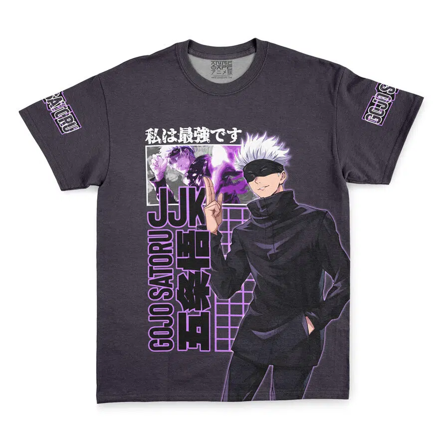 gojo shirt front e1714696581551 - Jujutsu Kaisen EU Store