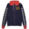 itadori Zip Hoodie Front Mockup - Jujutsu Kaisen EU Store