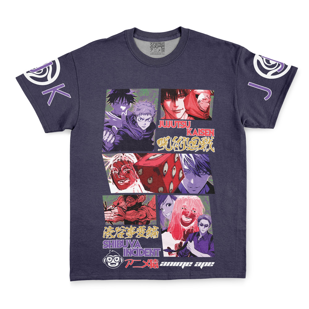 shibuya-Streetwear-T-Shirt-Front shibuya Streetwear T Shirt Front - Jujutsu Kaisen EU Store