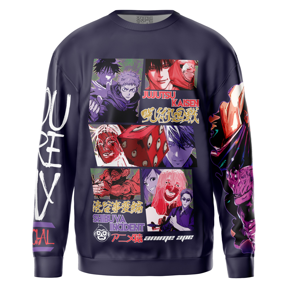 shibuya-Sweatshirt-Front shibuya Sweatshirt Front - Jujutsu Kaisen EU Store