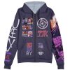 shibuya Zip Hoodie Front Mockup - Jujutsu Kaisen EU Store