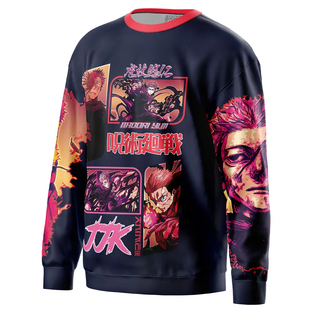 yuuji-Sweatshirt-side yuuji Sweatshirt side - Jujutsu Kaisen EU Store