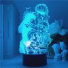 Jujutsu Kaisen 3D Illusion LED Night Light Manga Itadori Yuji Fans Kids Creative Gifts Table Lamps - Jujutsu Kaisen EU Store