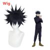 Jujutsu Kaisen Anime Fushiguro Megumi Cosplay Costume Top Pants Blue Halloween Party Uniform Set 5 - Jujutsu Kaisen EU Store
