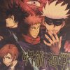 TIE LER Anime Jujutsu Kaisen Retro Kraft Paper Poster Bar Living Room Stickers Decorative Painting Wall 5 - Jujutsu Kaisen EU Store
