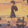 TIE LER Japanese Cartoon Comic Jujutsu Kaisen Kraft Paper Wall Stickers Bar Poster Retro Decorative Painting 4 - Jujutsu Kaisen EU Store