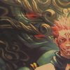 TIE LER Jujutsu Kaisen Kraft Paper Series Bar Cafe Decorative Painting Kraft Paper Wall Sticker Interior 4 - Jujutsu Kaisen EU Store