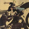 TIE LER Kraft Paper Vintage Posters Japanese Classic Anime Jujutsu Kaisen Anime Poster Home Room Art 3 - Jujutsu Kaisen EU Store